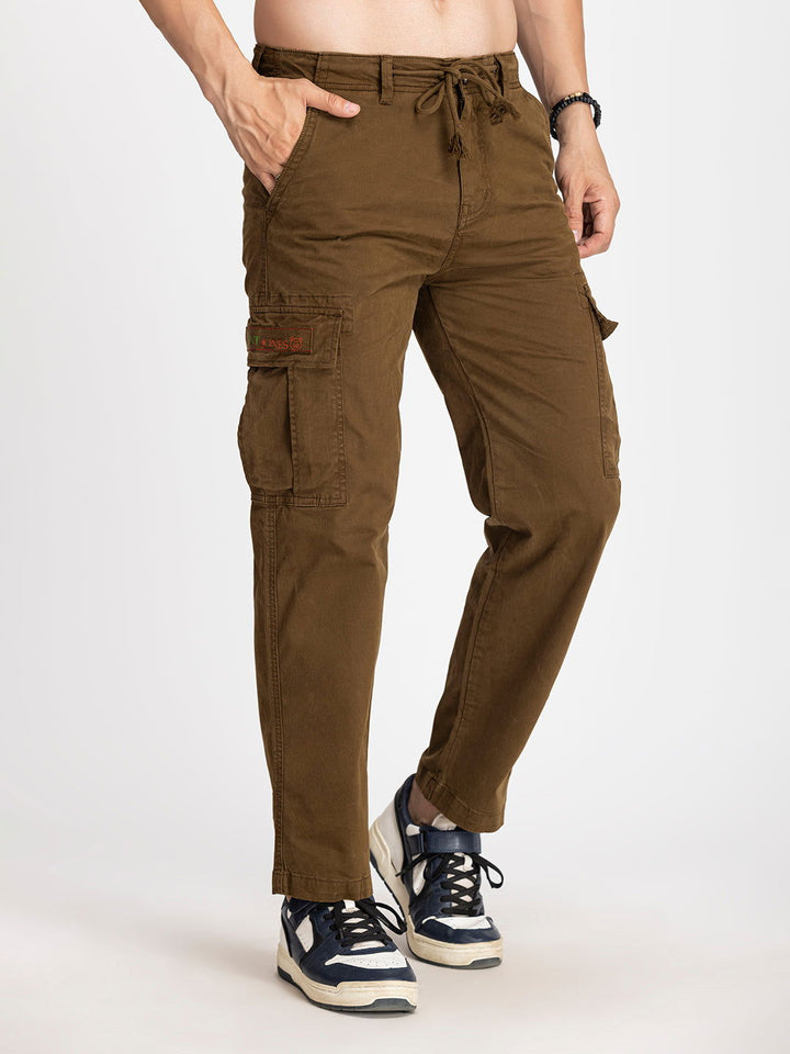 COFFEE BROWN COTTON UNIVERSE CARGO - St.Jones