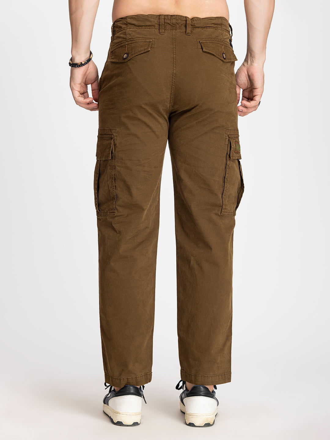 COFFEE BROWN COTTON UNIVERSE CARGO - St.Jones