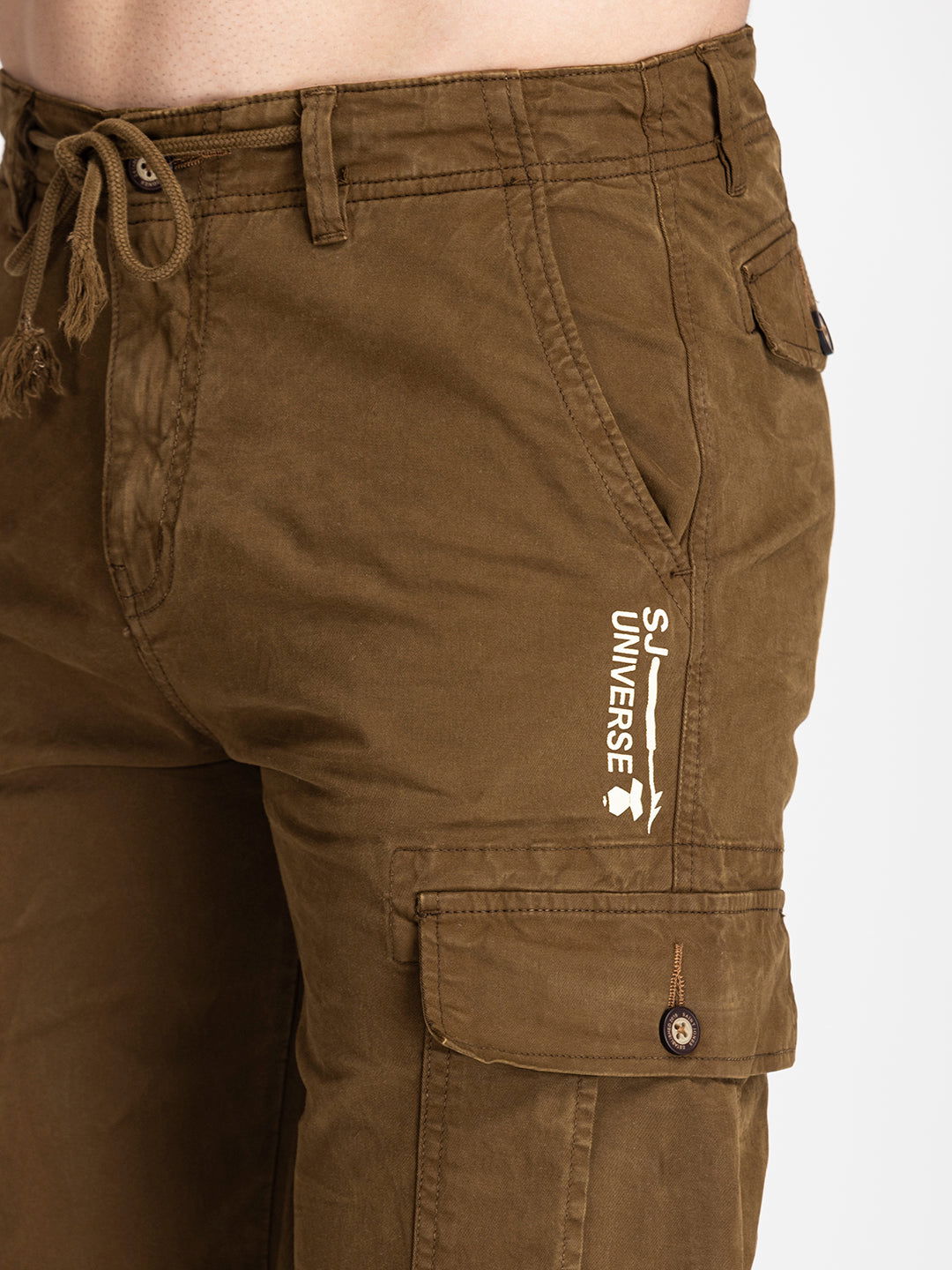 COFFEE BROWN COTTON UNIVERSE CARGO - St.Jones