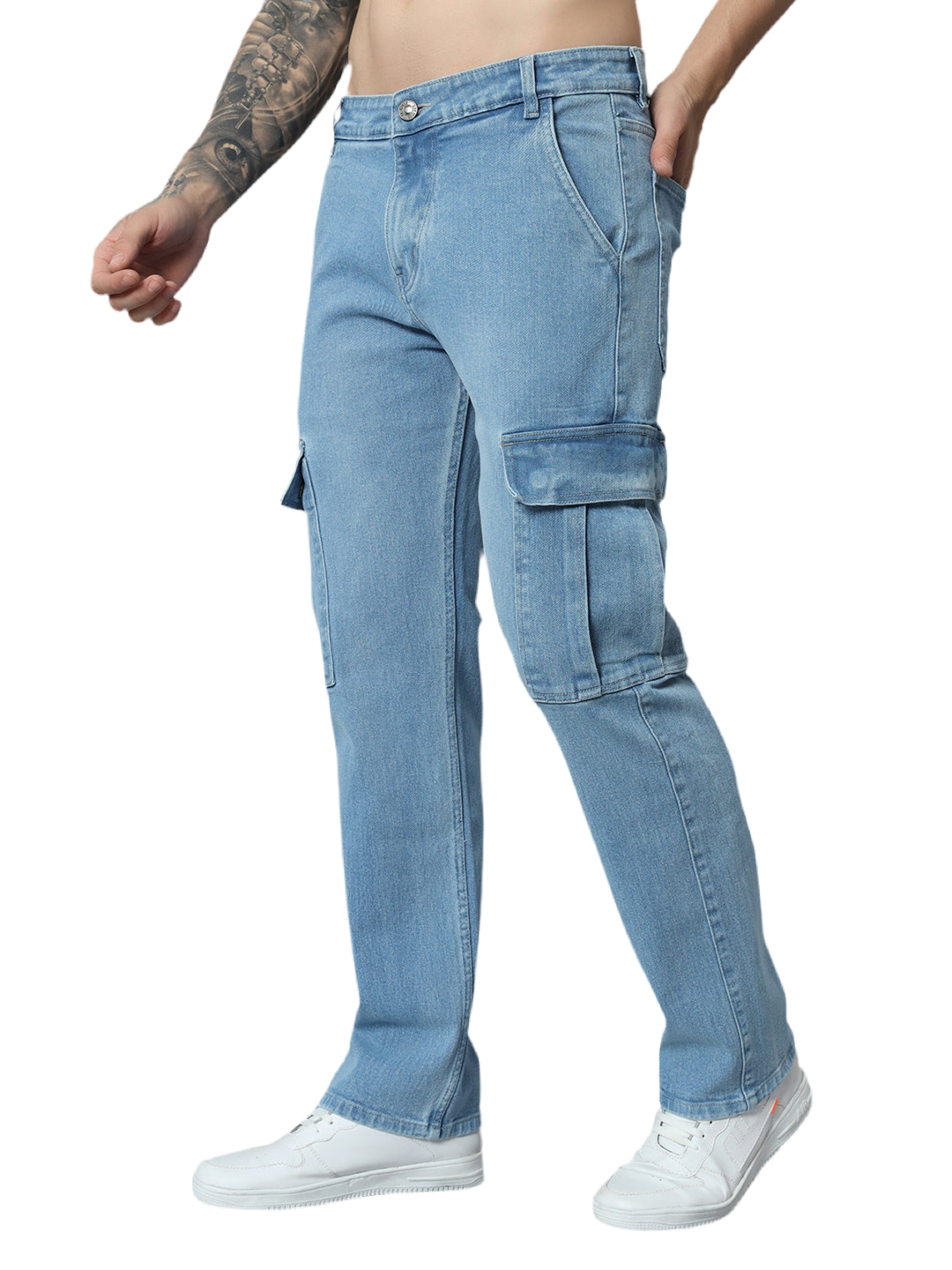 COOL BLUE BAGGY JEANS - St.Jones