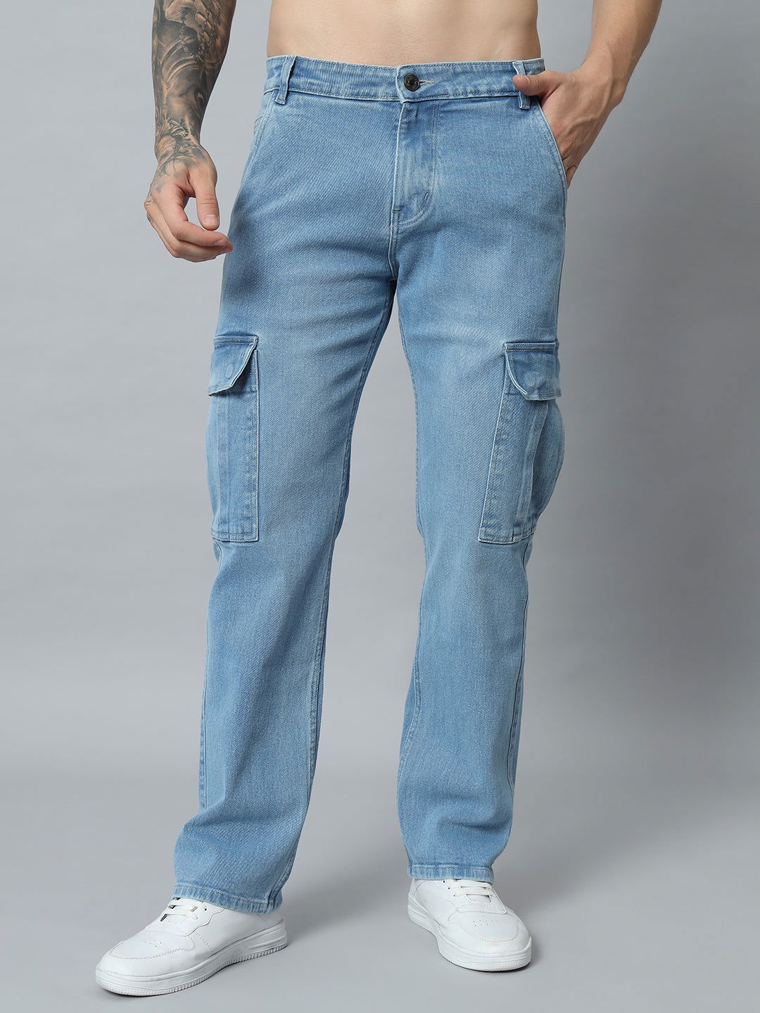 COOL BLUE BAGGY JEANS - St.Jones