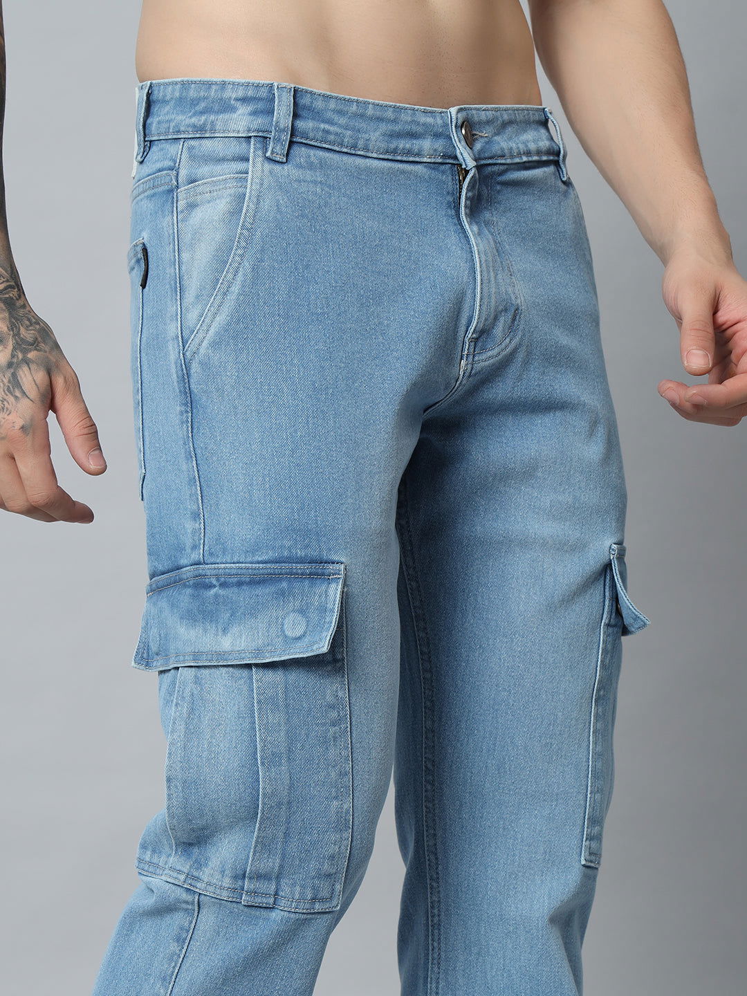 COOL BLUE BAGGY JEANS - St.Jones