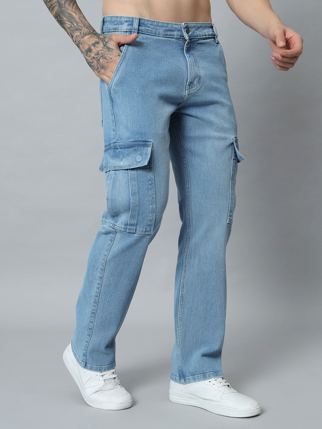 COOL BLUE BAGGY JEANS - St.Jones