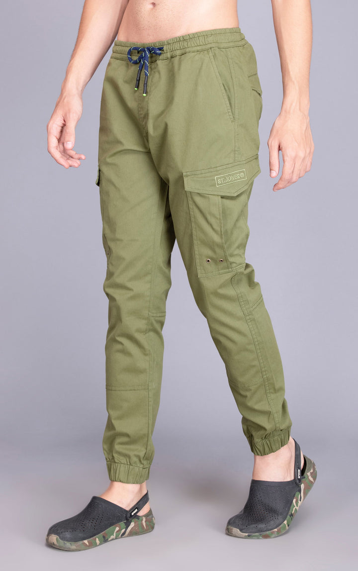 Cargo Joggers-Dark green - St.Jones