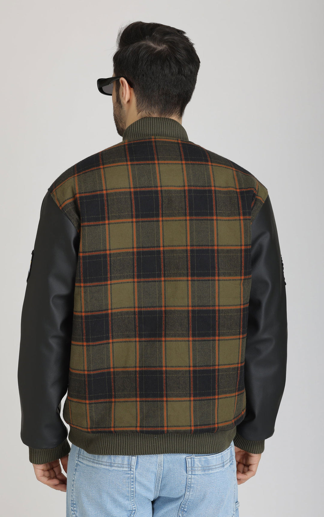 Checked varsity Jacket - St.Jones