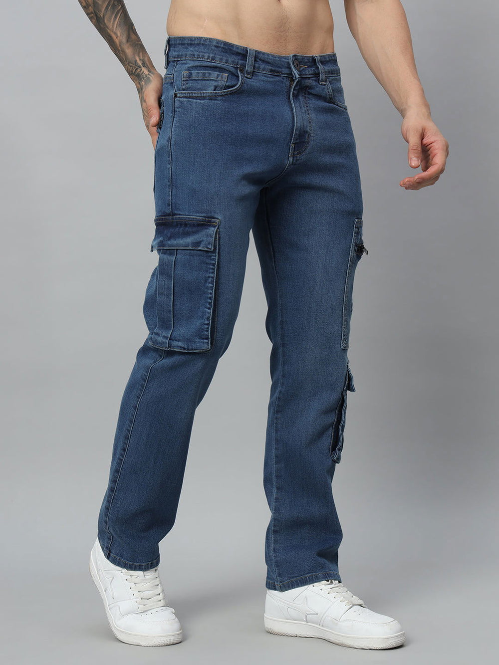 Classic blue utility jeans - St.Jones