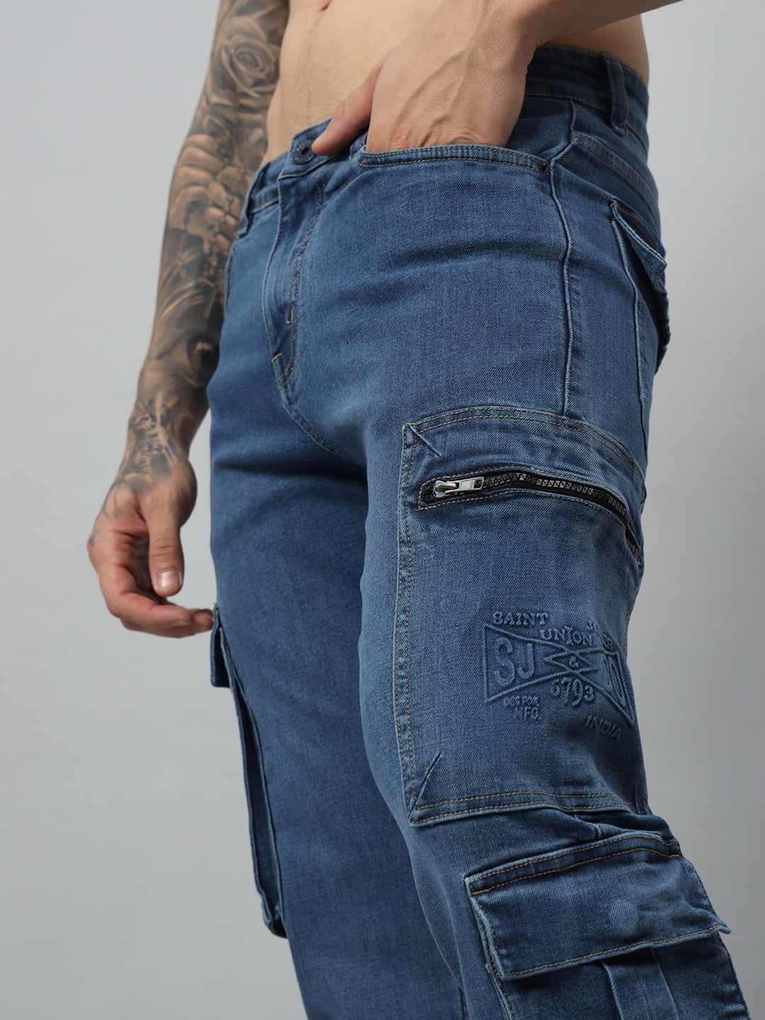 Classic blue utility jeans - St.Jones