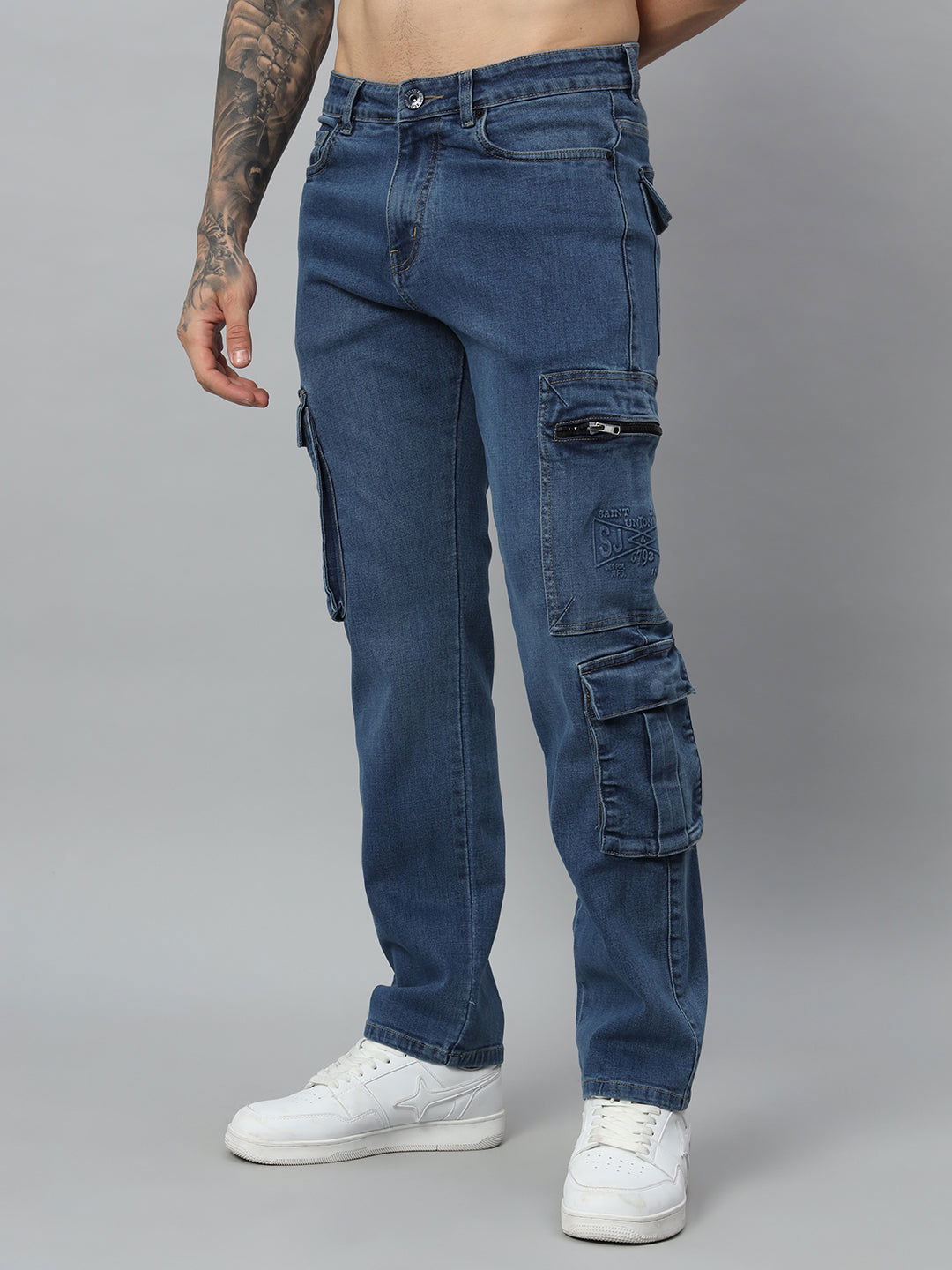 Classic blue utility jeans - St.Jones