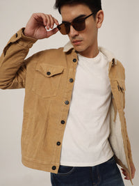 Cream corduroy jacket - St.Jones