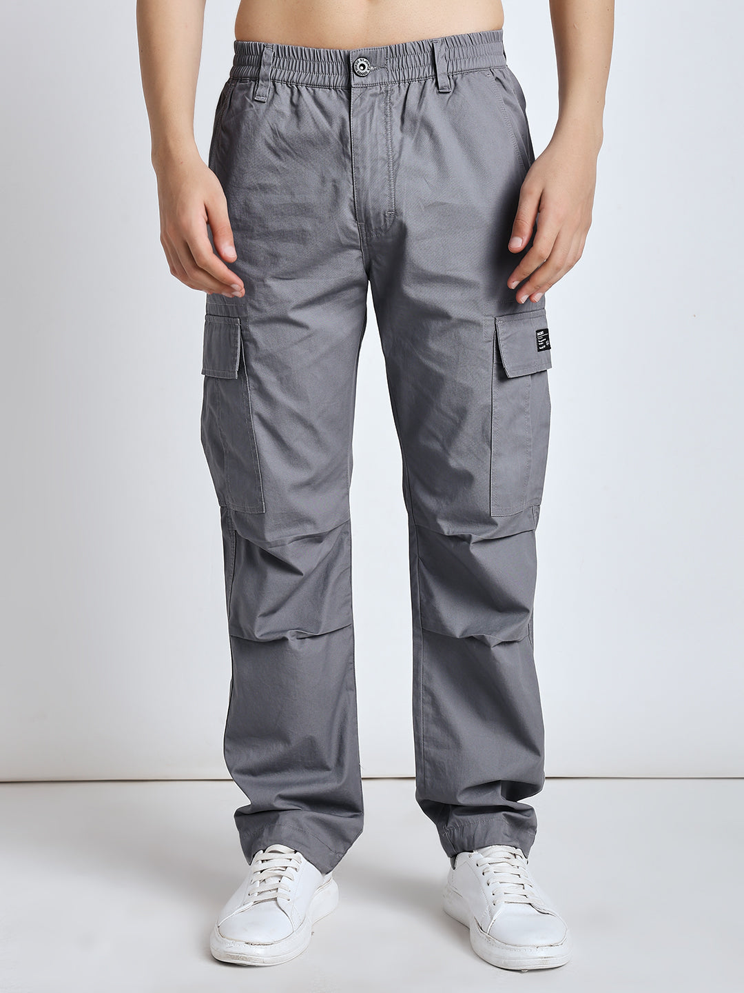 Men's New edition straight fit Six pockets slate grey