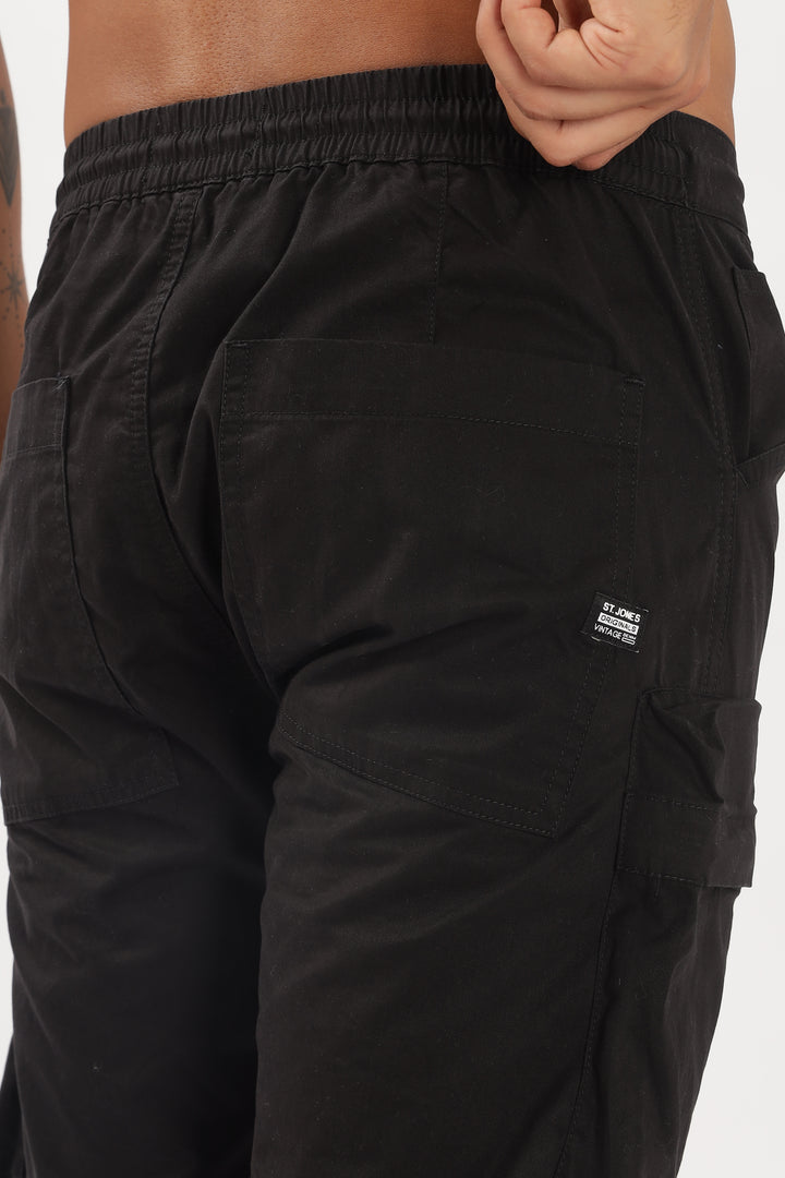 NEW BLACK CARGO PANTS