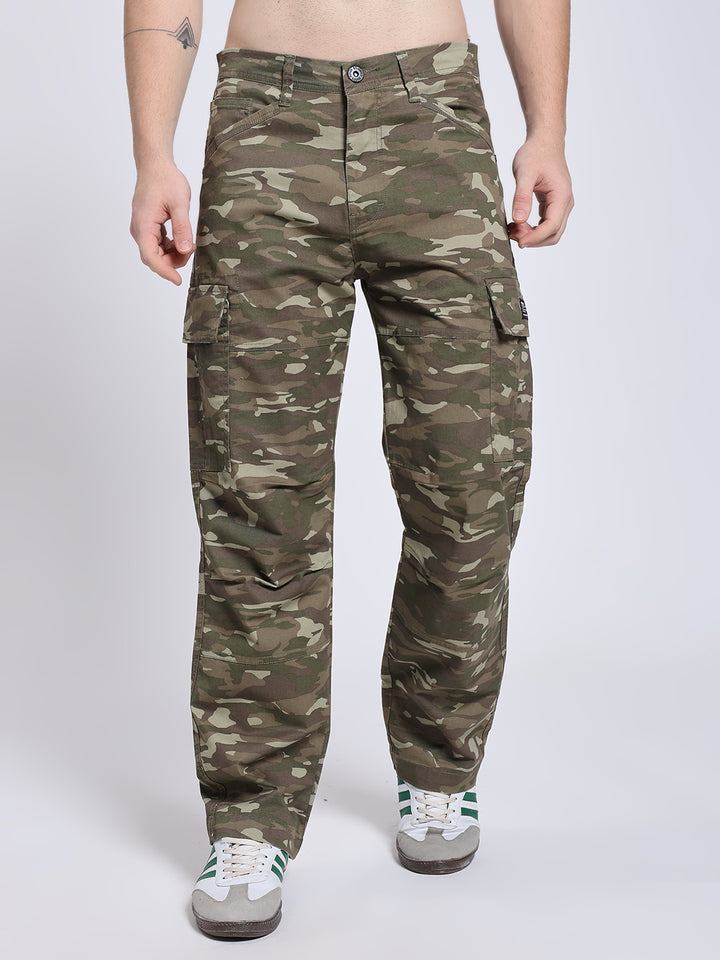Men's Urban Edge Camouflage straight Cargo Pants – Street Style Utility