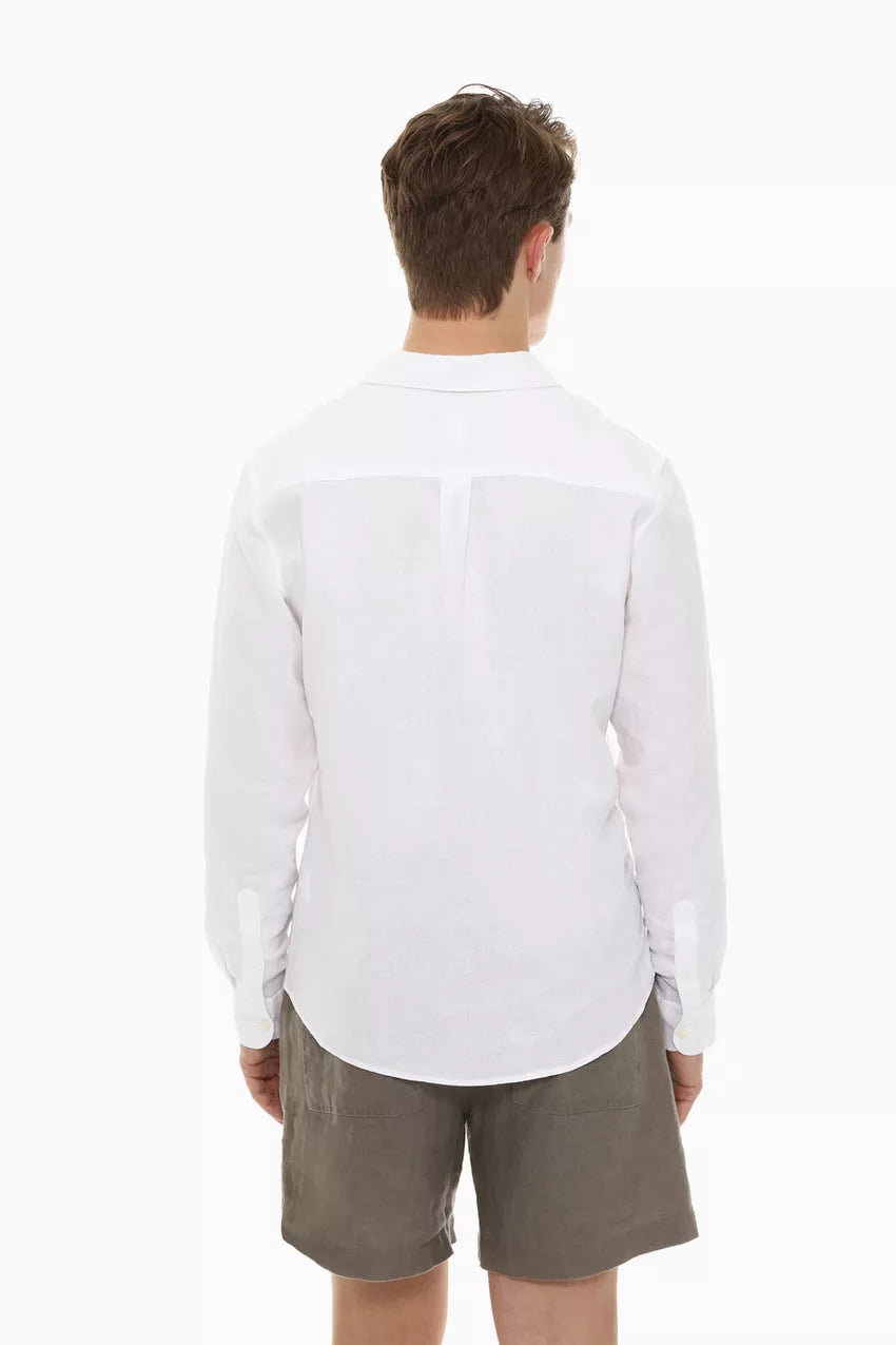 Men's Ivory linen shirt