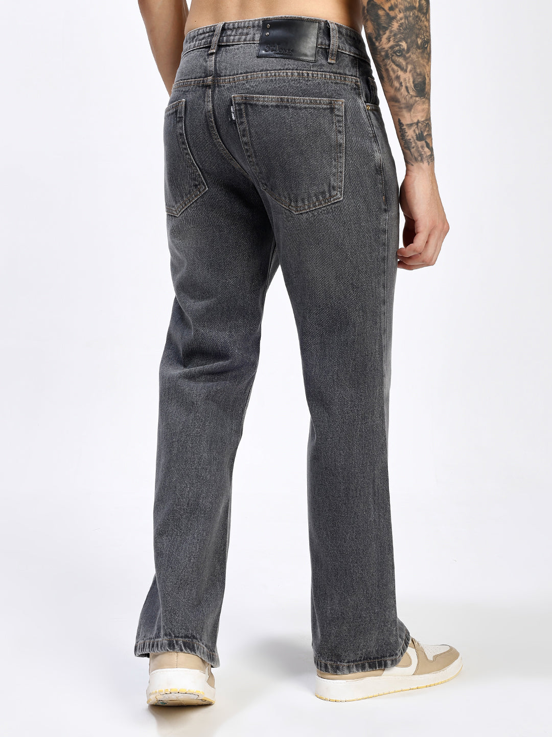 Grey black Vintage Bootcut Jeans