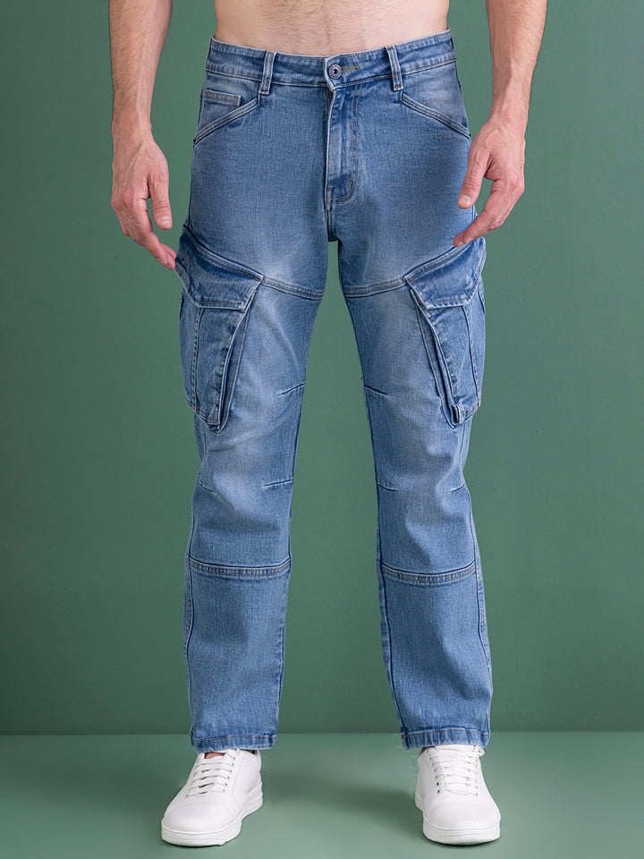 Frosty cargo jeans.