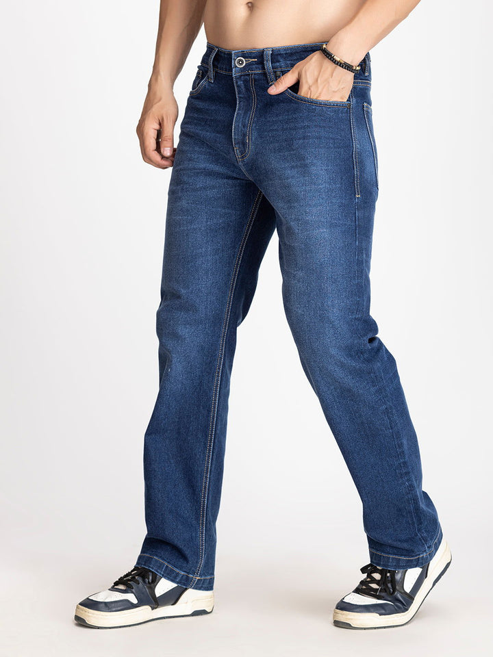 DARK BLUE COMFORT JEANS - St.Jones