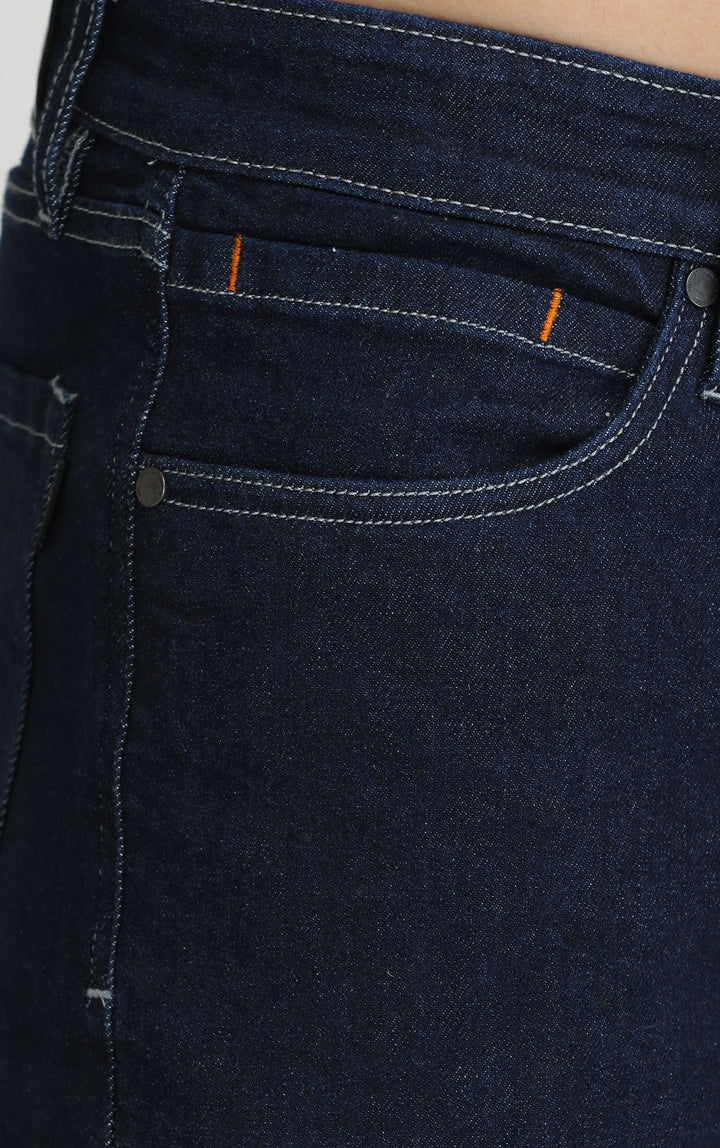 DARK BLUE RAW WASH JEANS - St.Jones