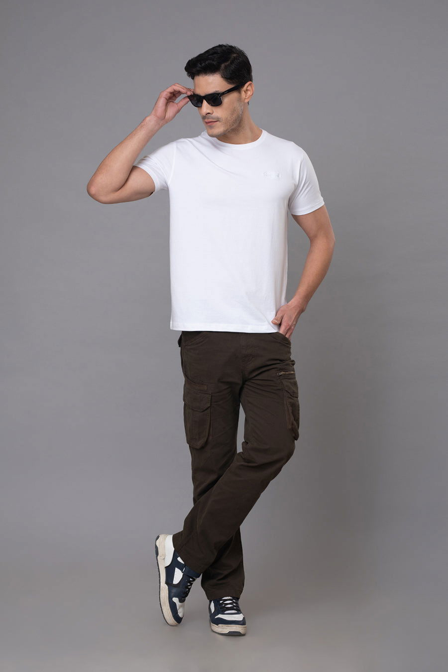 DARK BROWN COTTON CARGO 8-POCKETS - St.Jones