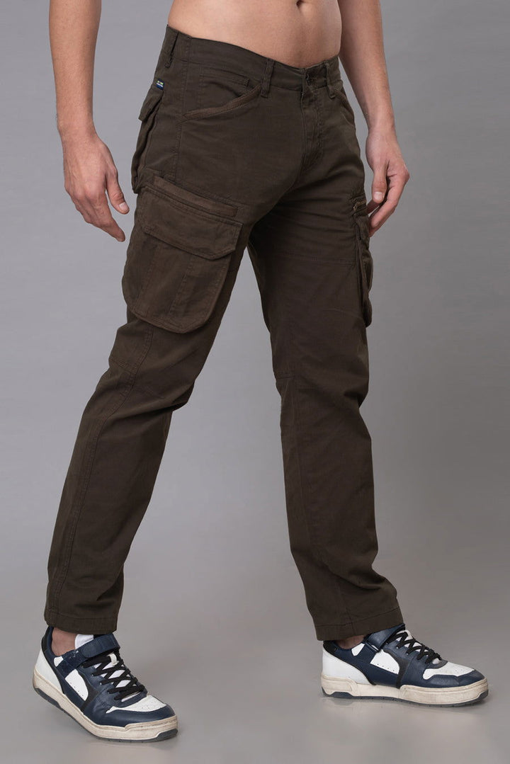 DARK BROWN COTTON CARGO 8-POCKETS - St.Jones