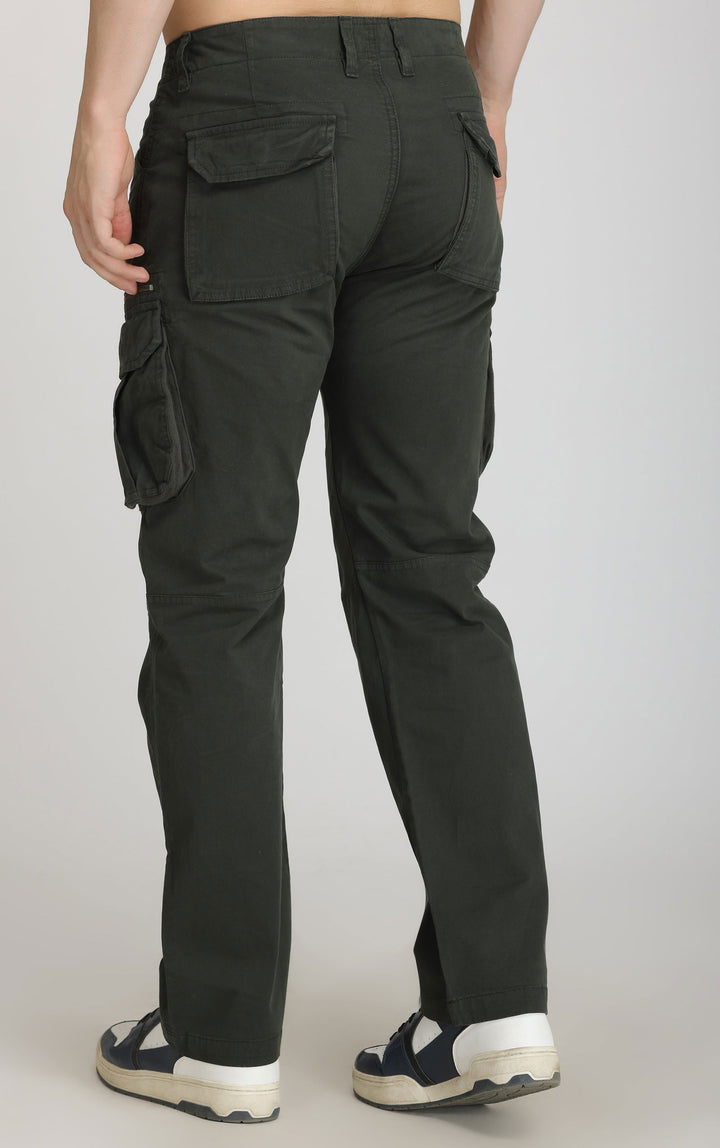 DARK GREEN COTTON CARGO 8-POCKETS - St.Jones