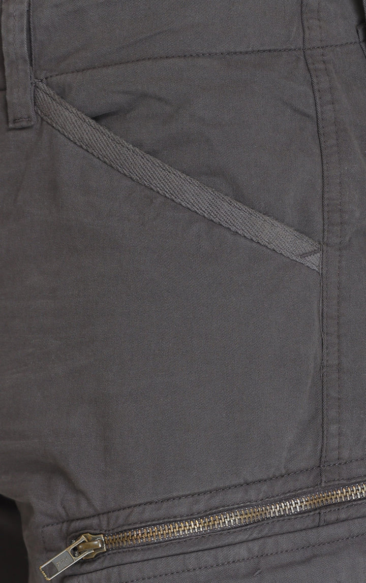 DARK GREY COTTON CARGO 8-POCKETS - St.Jones