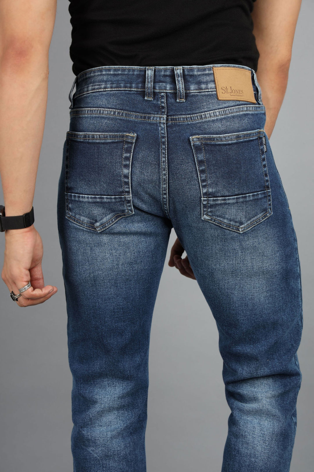 Dark blue denim Jeans Straightfit - St.Jones