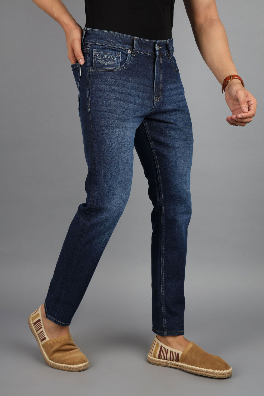 Dark blue denim Slimfit  Jeans - St.Jones