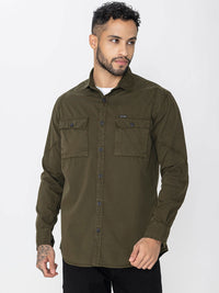 Dark olive utility double pockets - St.Jones