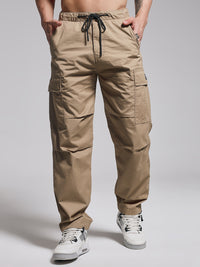 Men's Beige straight cargo