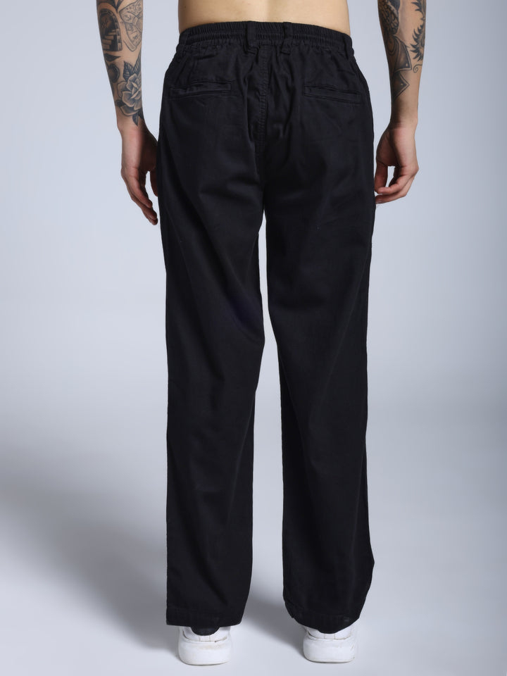 Black loose fit joggs