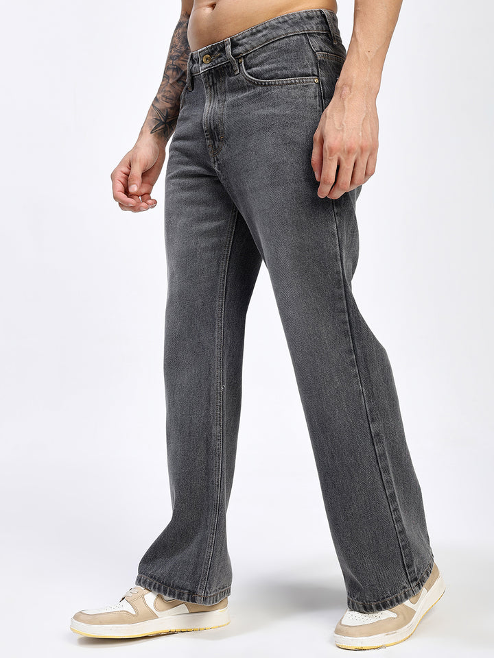Grey black Vintage Bootcut Jeans