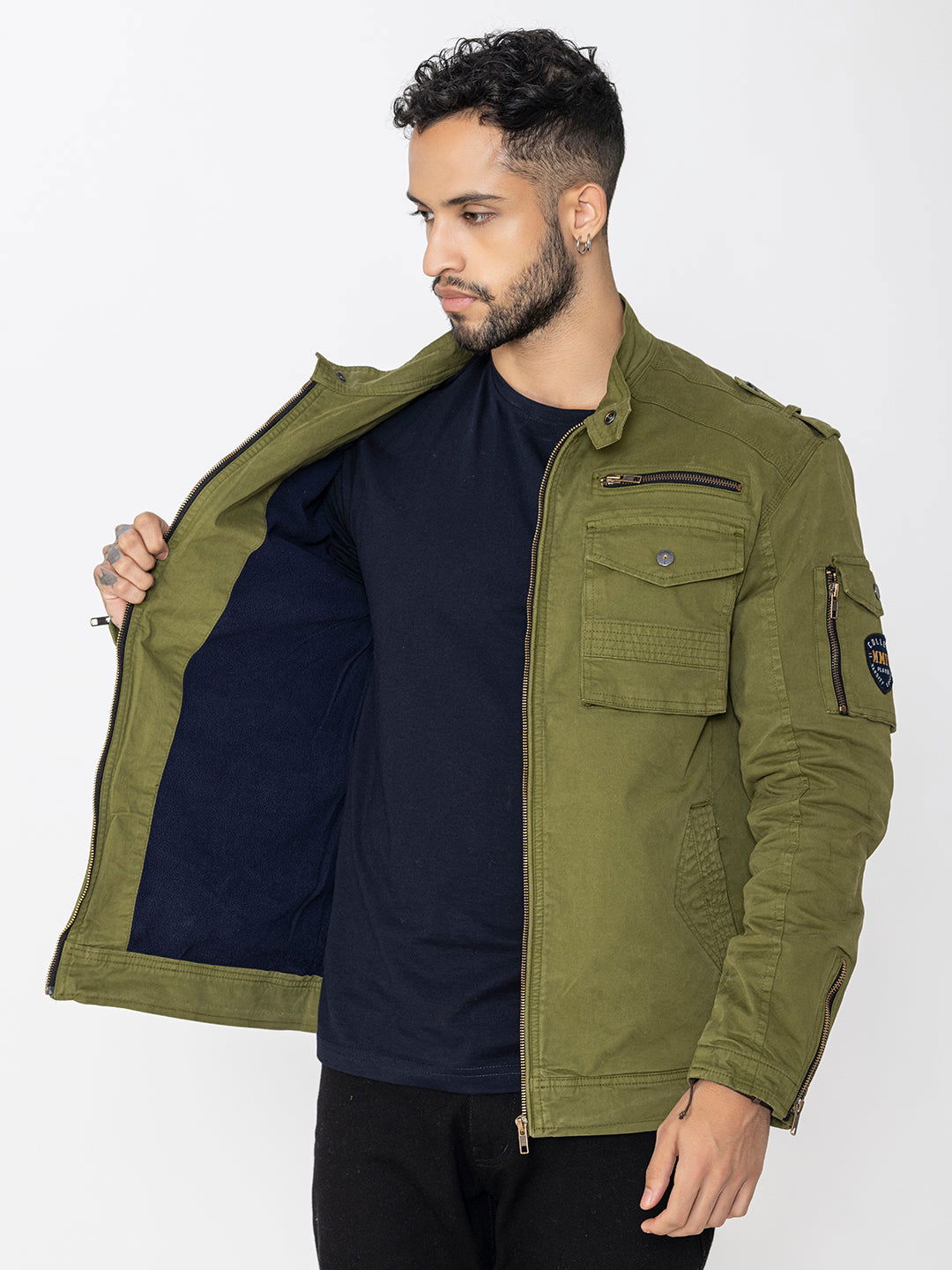 GREEN UTILITY JACKET - St.Jones