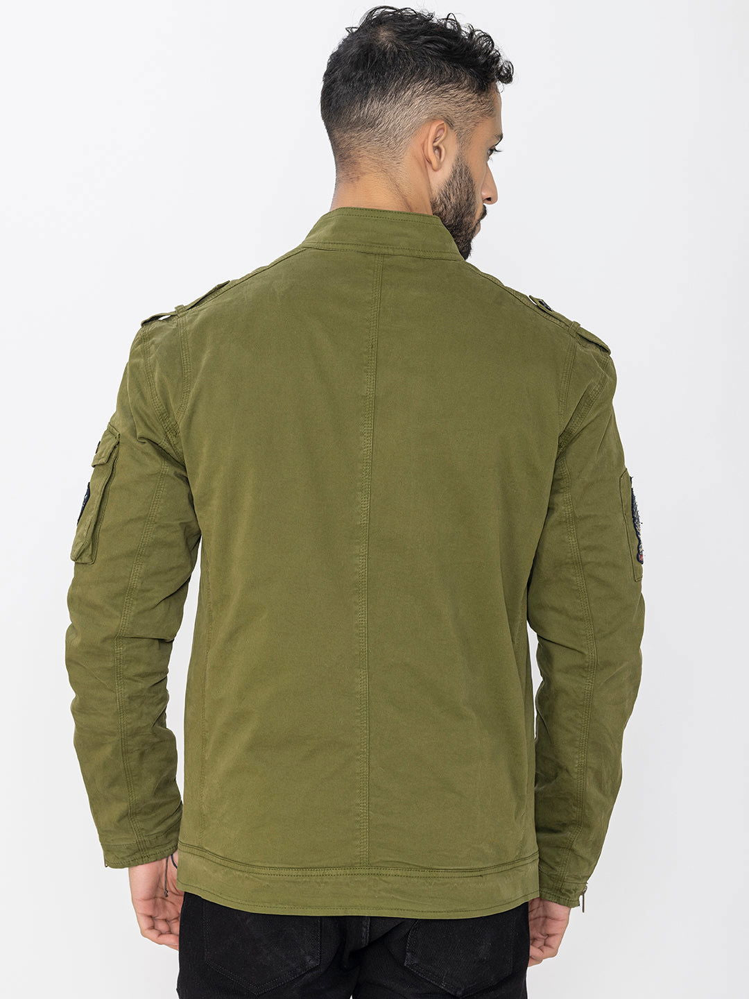 GREEN UTILITY JACKET - St.Jones