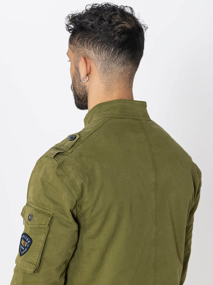 GREEN UTILITY JACKET - St.Jones