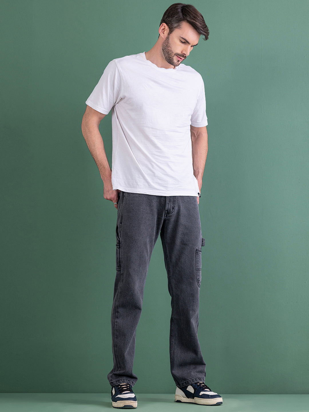 GREY CARPENTER JEANS - St.Jones