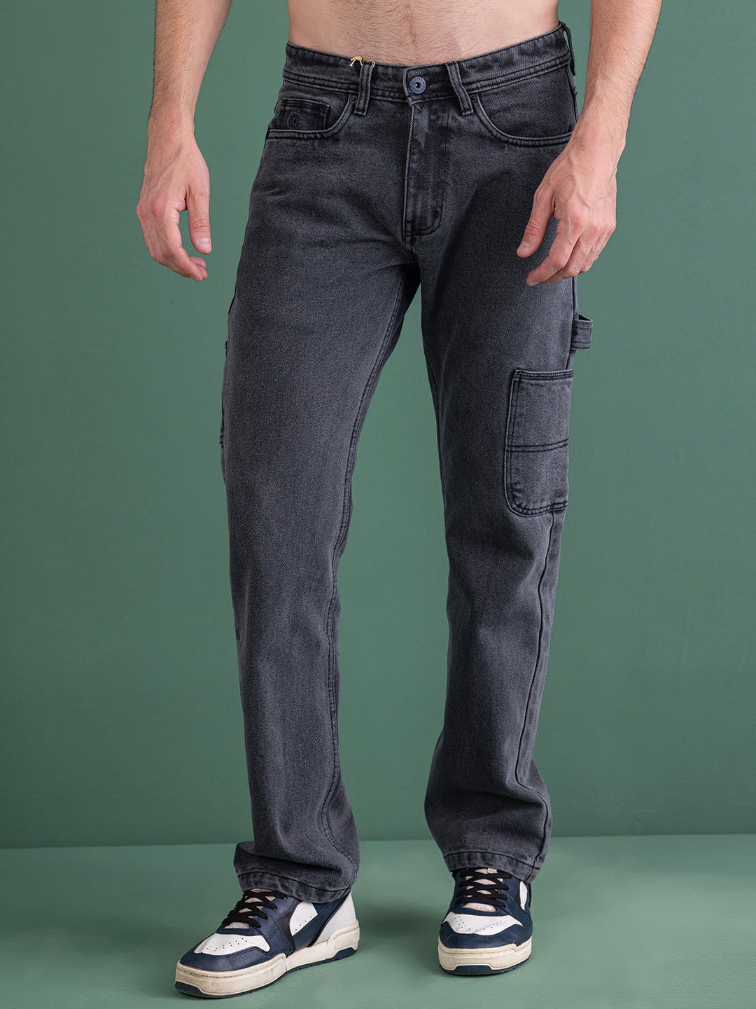 GREY CARPENTER JEANS - St.Jones