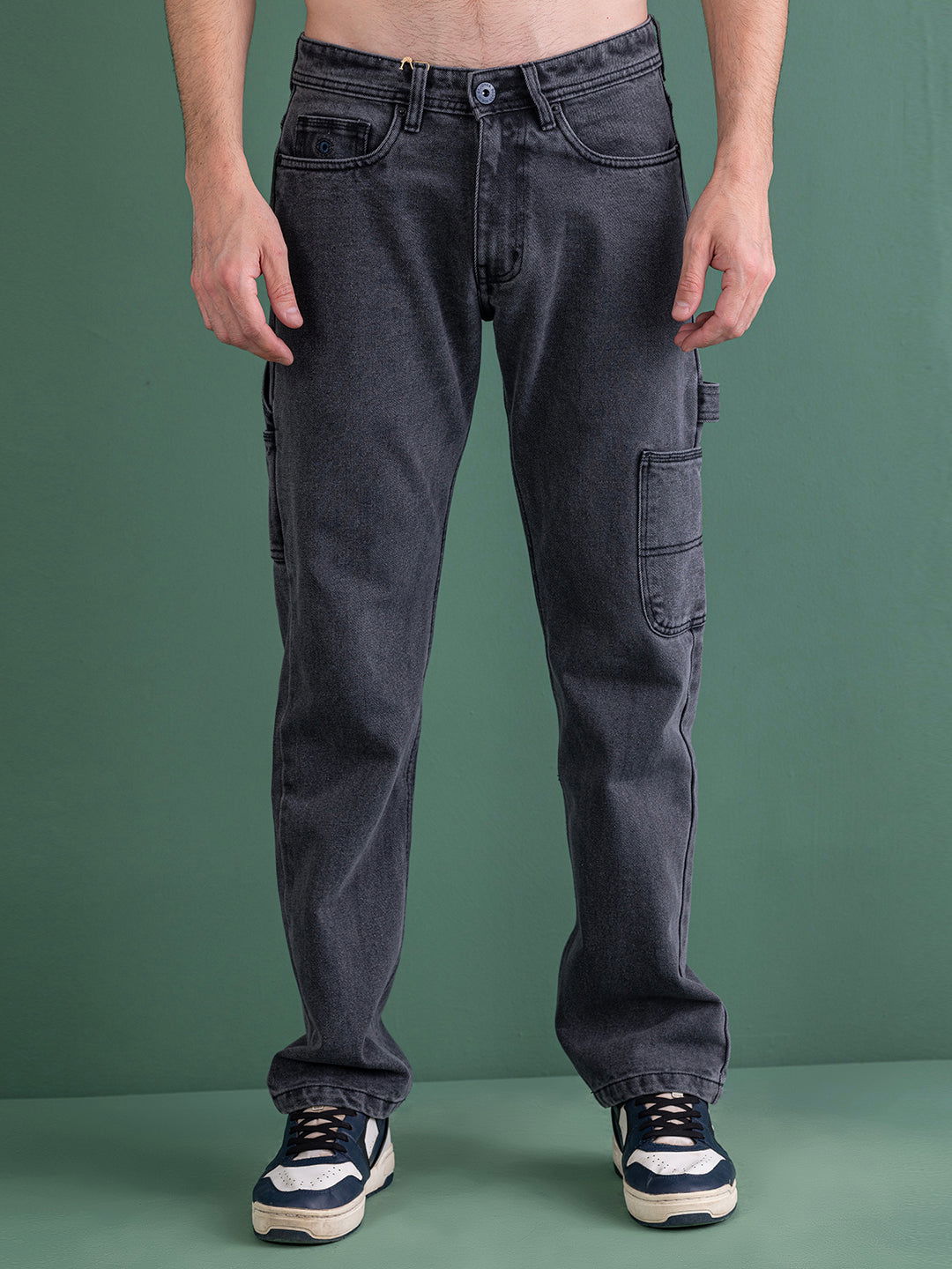 GREY CARPENTER JEANS - St.Jones