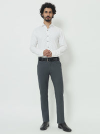 GREY SLIM TROUSERS - St.Jones