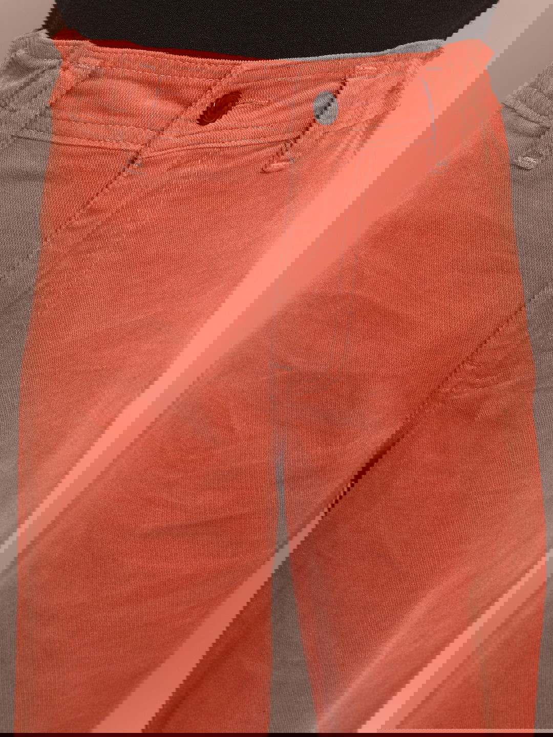 Girls peach corduroy pants - St.Jones