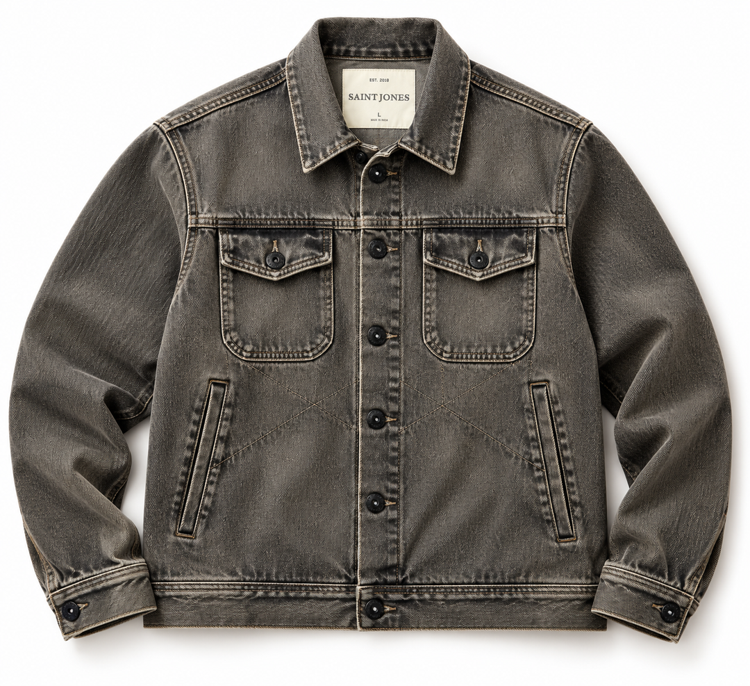 Men's Vintage Wash Boxy Jacket