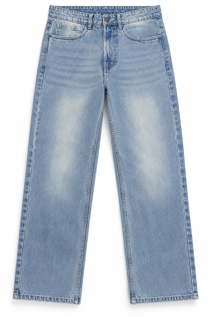 Men’s ice wash jeans