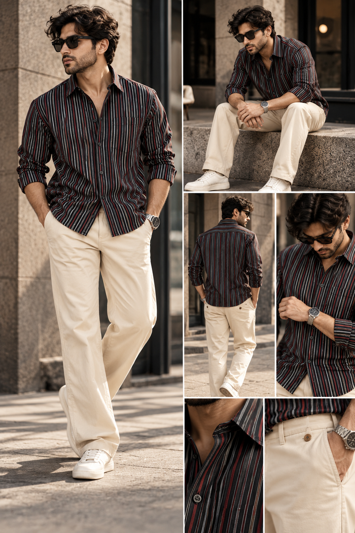 Oxford stripes shirt