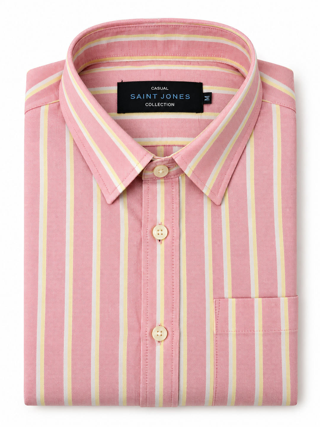 Oxford pink stripes shirt