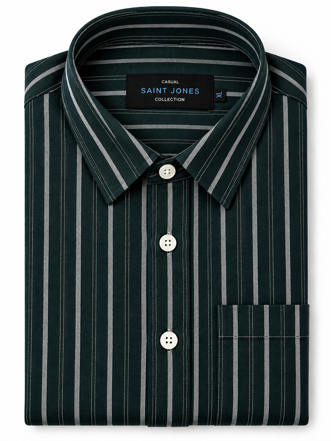 Oxford blue stripes shirt