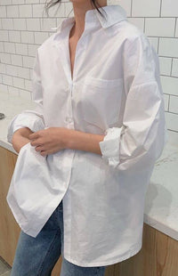 White Drop Sholders shirt.