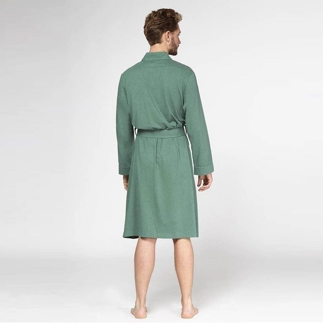 Bath robe green