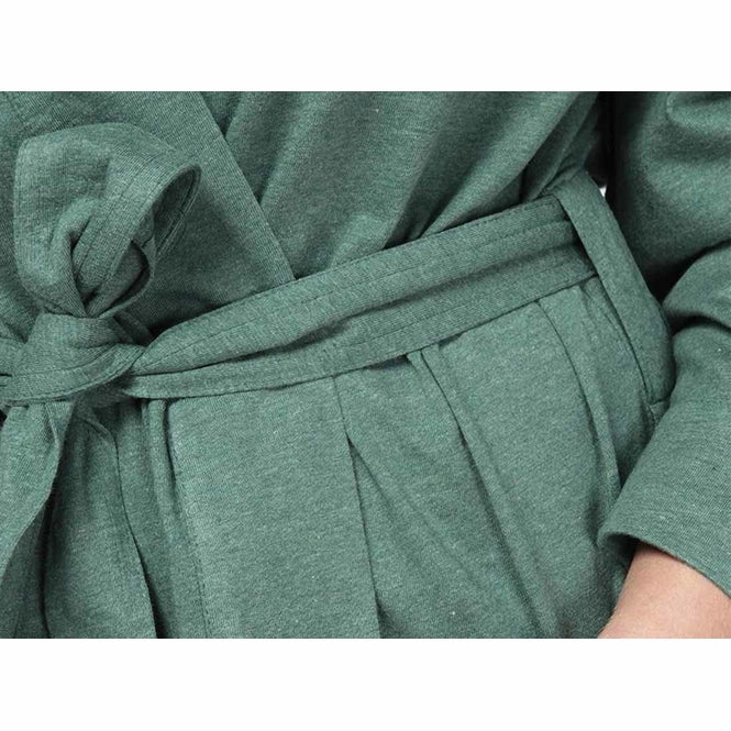 Bath robe green