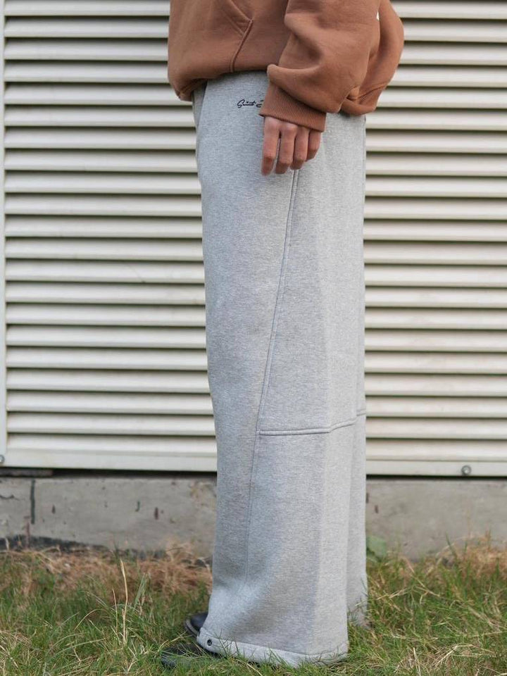 Men's Grey Fleece Baggy Sweatpants