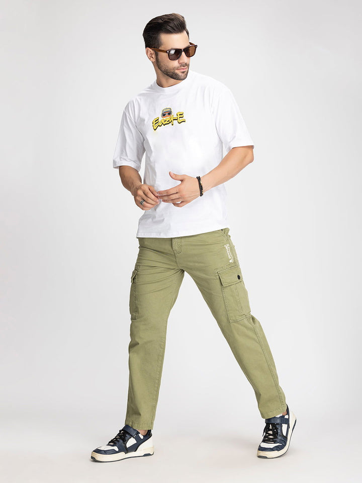 LIGHT GREEN COTTON UNIVERSE CARGO - St.Jones