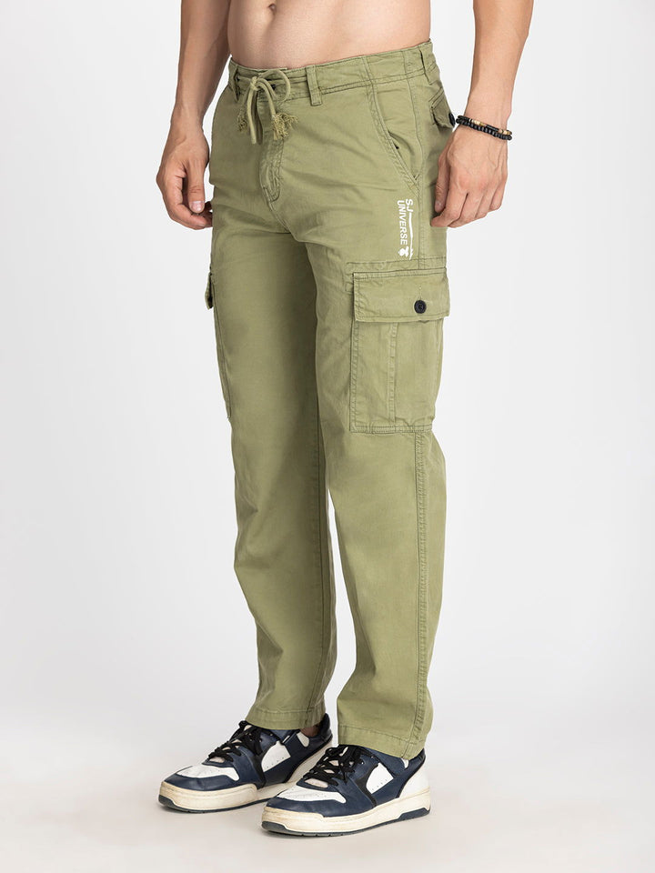 LIGHT GREEN COTTON UNIVERSE CARGO - St.Jones